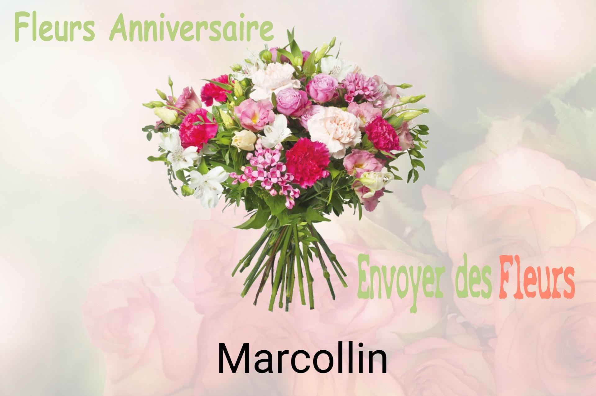 Bouquet de fleurs d’anniversaire livré à Marcollin